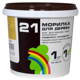 Морилка Радуга ВДАК водная антисептическая сосна 1 кг