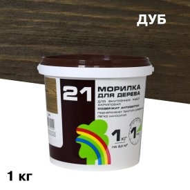 Морилка Радуга ВДАК водная антисептическая дуб 1 кг