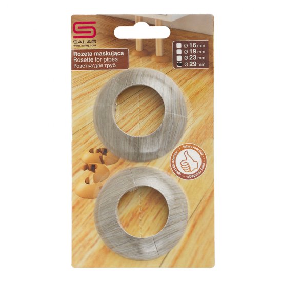 Обвод для труб ПВХ декоративный Salag Lima 29 мм дуб кембридж (2 шт.)