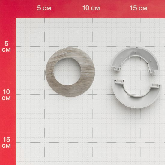 Обвод для труб ПВХ декоративный Salag Lima 29 мм дуб кембридж (2 шт.)