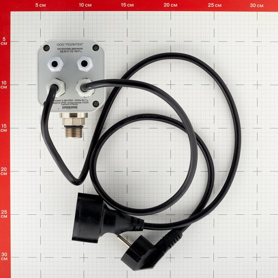 Контроллер давления ПолиТех 1/2 расширенный  с кабелем и плавным пуском 220 В