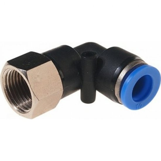 Угловой фитинг для пластиковых трубок Rockforce RF-SPLF10-03(2322)