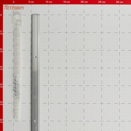 Порог алюминиевый одноуровневый стык 25х900 мм без покрытия