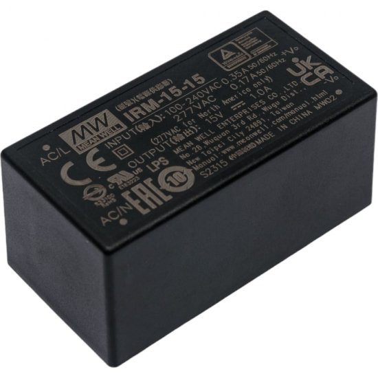 Источник питания Mean Well IRM-15-15