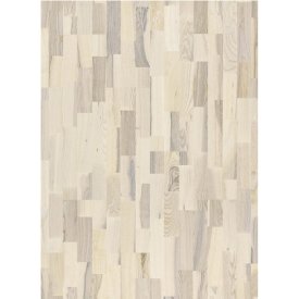 Паркетная доска Polarwood ASH ясень фанк белый матовый 1,678 кв.м 14 мм трехполосная
