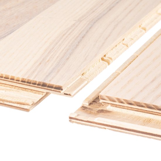 Паркетная доска Polarwood ASH ясень фанк белый матовый 1,678 кв.м 14 мм трехполосная