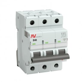 Автоматический выключатель модульный EKF Averes AV-10 3P 3А тип В 10 кА 400 В (mcb10-3-40B-av)