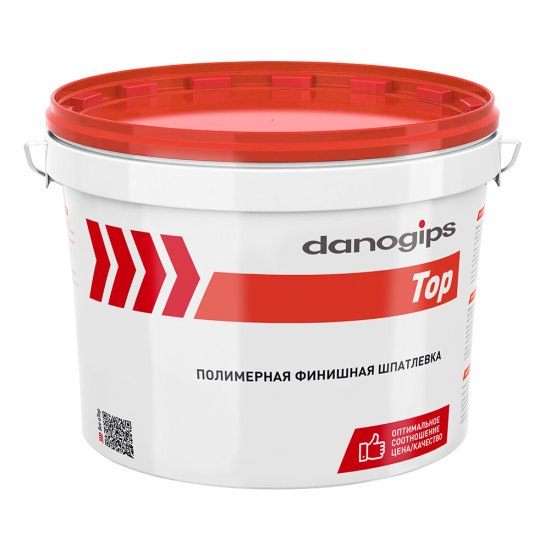 Шпатлевка финишная Danogips Top 10 л/16,5 кг
