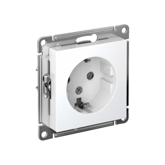 Одноместный механизм розетки Systeme Electric ATLAS DESIGN