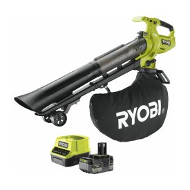 Бесщеточный садовый пылесос-воздуходувка Ryobi ONE+ 18В RY18BVXA-150