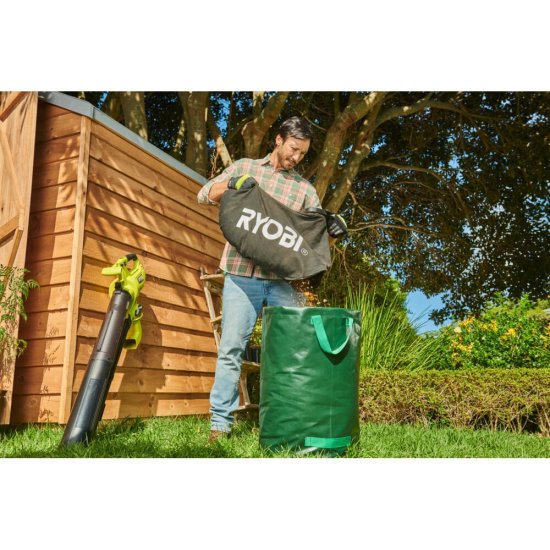 Бесщеточный садовый пылесос-воздуходувка Ryobi ONE+ 18В RY18BVXA-150