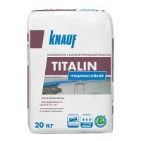 Ровнитель (наливной пол) универсальный Knauf Титалин самовыравнивающийся быстротвердеющий 20 кг