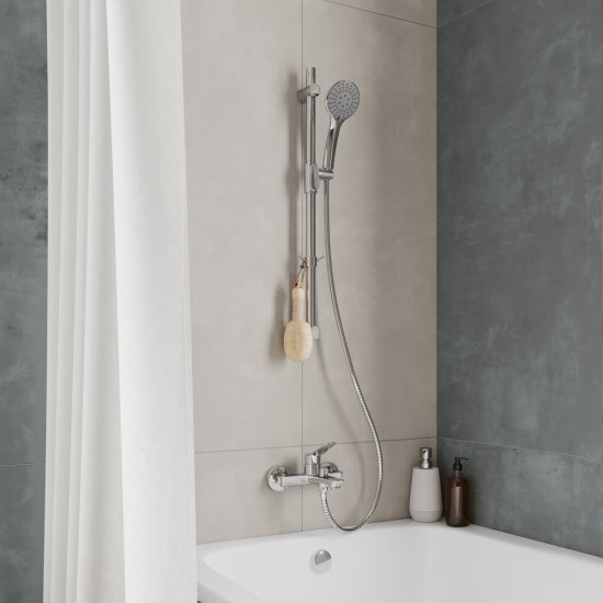 Штанга для душа Milardo Ideal Spa 700 мм без мыльницы металл хром (ILS70C0M17)