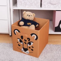 Короб-органайзер Лео 31x31x31 см полиэстер разноцветный
