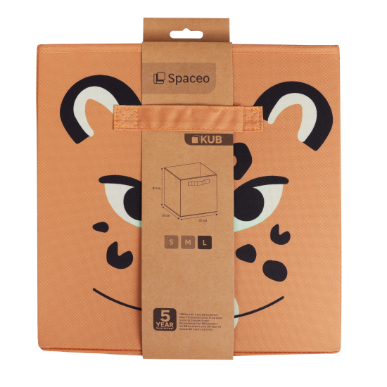 Короб-органайзер Лео 31x31x31 см полиэстер разноцветный