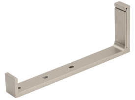 Держатель Orbis Квадро для второй штанги алюминий цвет сатин 18 см