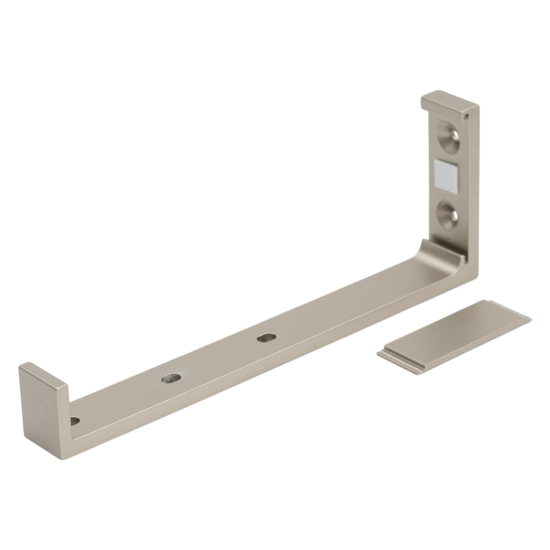 Держатель Orbis Квадро для второй штанги алюминий цвет сатин 18 см