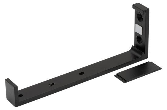 Держатель Orbis Квадро для второй штанги алюминий цвет черный 18 см