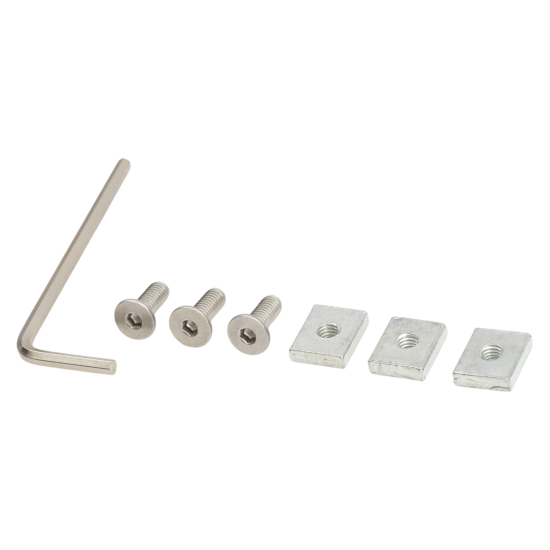 Держатель Orbis Квадро для второй штанги алюминий цвет черный 18 см