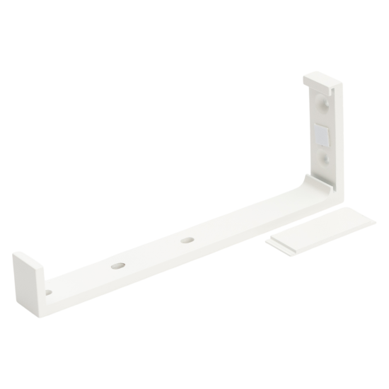 Держатель Orbis Квадро для второй штанги алюминий цвет белый 18 см