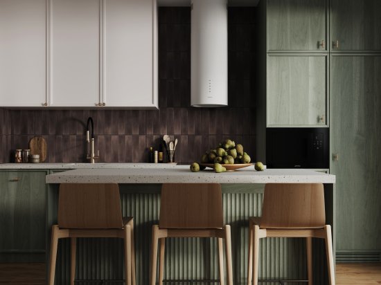 Плитка настенная Cersanit Cascada 29.8x59.8 см 1.45 м² глянцевая цвет коричневый