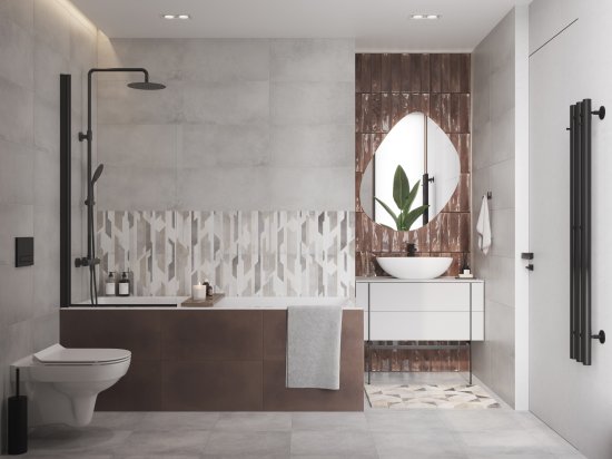 Плитка настенная Cersanit Cascada 29.8x59.8 см 1.45 м² матовая цвет светло-серый