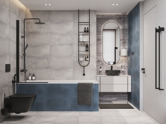 Плитка настенная Cersanit Cascada 29.8x59.8 см 1.45 м² матовая цвет светло-серый