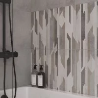Плитка настенная Cersanit Cascada Геометрия 29.8x59.8 см 1.425 м² матовая цвет бежево-серый