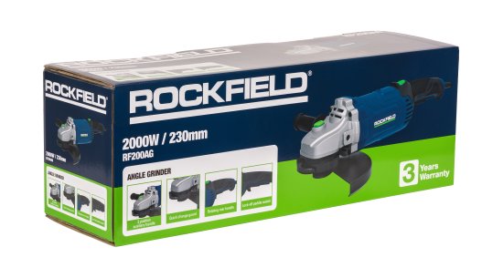 УШМ сетевая Rockfield RF200AG, 2000 Вт, 230 мм