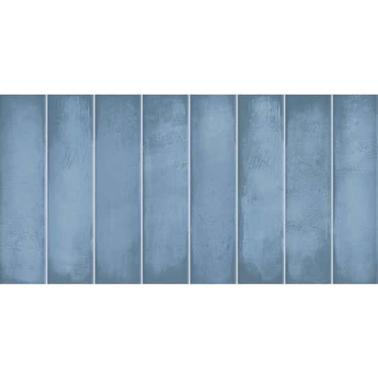 Плитка настенная Azori Cruise Sky 31.5x63 см 1.79 м² глянцевая цвет синий