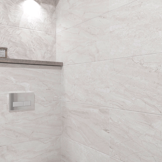 Плитка настенная Azori Portu Perla 31.5x63 см 1.79 м² матовая цвет серый