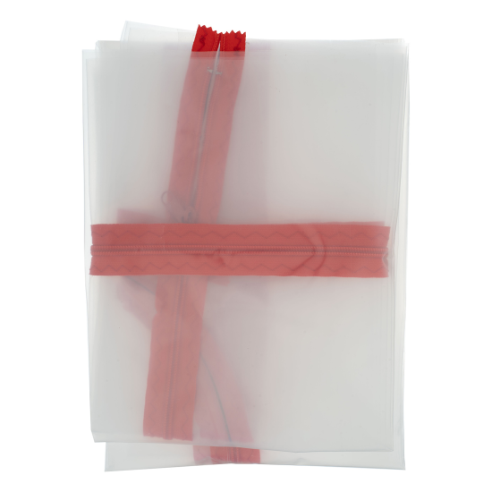 Пленочная дверь на молнии тип L 220x120 см