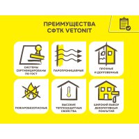 Штукатурно-клеевая смесь для теплоизоляции Ветонит Weber.Therm Teplofacade высокопрочная армированная 20 кг