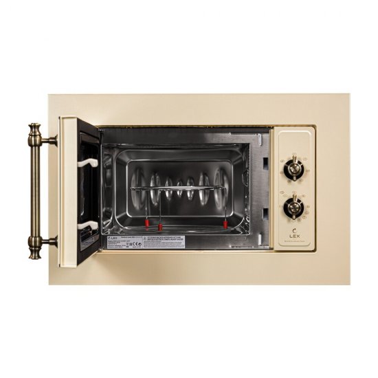 Микроволновая печь встраиваемая Lex Bimo 20.01 C слоновая кость