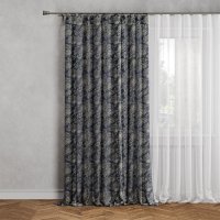 Штора на ленте Беатрис 200x280 см цвет синий