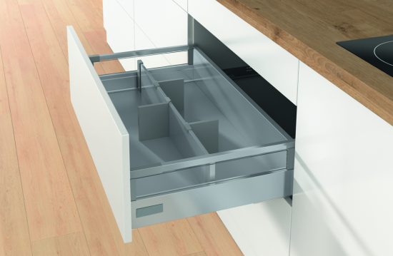 Перегородка для ящика Hettich Orga Store 820IAKB600 15x6.8x61.5 см пластик цвет серый