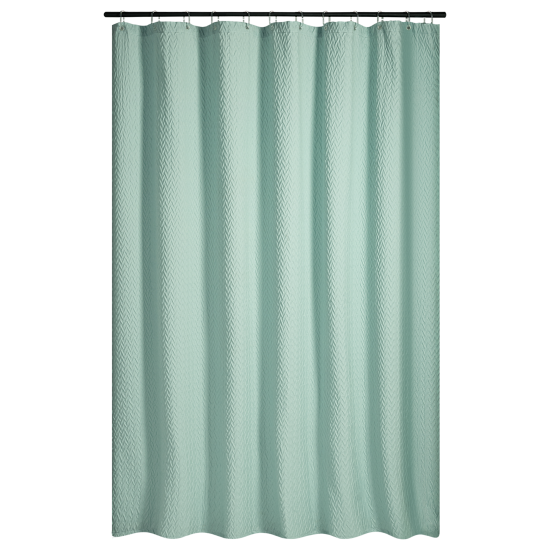 Штора для ванной Swensa Istra 180x180 см полиэстер цвет бирюзовый
