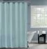 Штора для ванной Swensa Istra 180x180 см полиэстер цвет бирюзовый