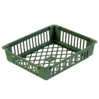 Корзина для луковичных 25x21x7 см пластик зеленый