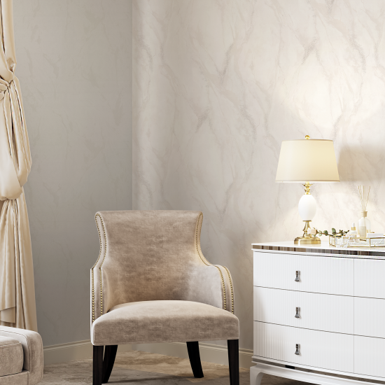 Обои флизелиновые Palitra Home Marmalitta светло-бежевые 1.06 м HC72393-11