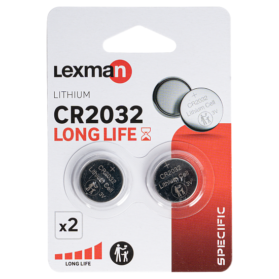 Батарейка литиевая Lexman CR2032 2 шт.