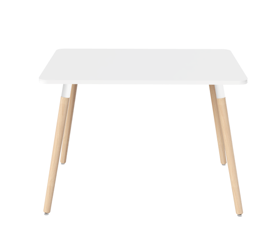 Стол обеденный Сенатор Т1 116x76x76 см прямоугольник дерево цвет светлое дерево/белый