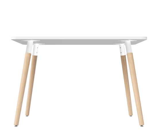 Стол обеденный Сенатор Т1 116x76x76 см прямоугольник дерево цвет светлое дерево/белый