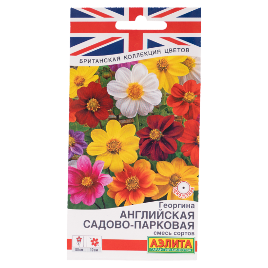 Семена цветов Аэлита георгина садово-парковая Английская