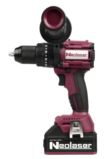 Дрель-шуруповерт аккумуляторная ударная бесщеточная Neolaser NCDB-170, 20 В Li-ion 2x4 Ач