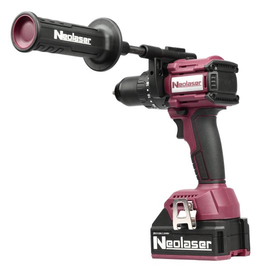 Дрель-шуруповерт аккумуляторная ударная бесщеточная Neolaser NCDB-170, 20 В Li-ion 2x4 Ач