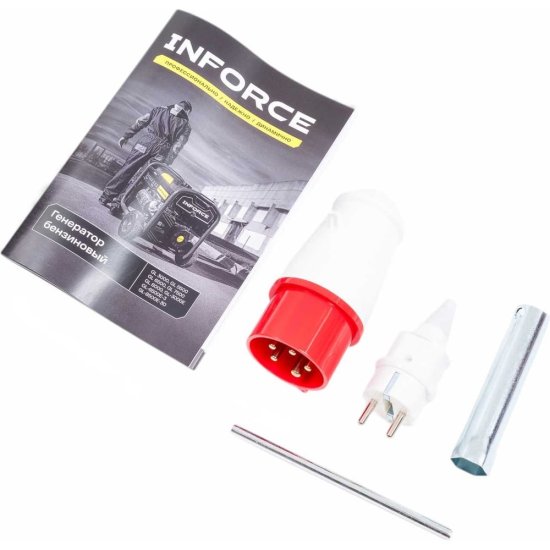 Бензиновый трехфазный генератор Inforce GL 8500E-3D