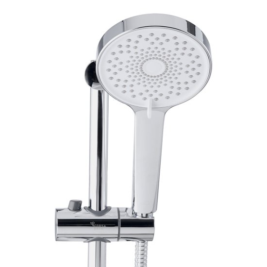 Душевой комплект Corsa Deco CX со шлангом со стойкой хром (SSETCX125S)