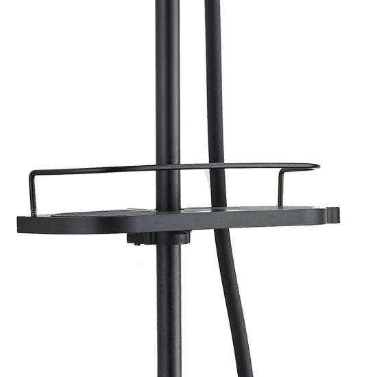 Душевой комплект Corsa Deco CX с верхним душем с лейкой черный (SSCX230SB)