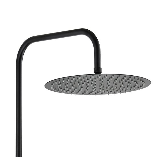 Душевой комплект Corsa Deco NX с верхним душем с лейкой черный (SSNX300SB)